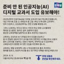 준비 안 된 인공지능(AI) 디지털 교과서 도입 유보해야! 이미지