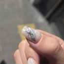 다예뻐 | 대구 동성로 교동 반월당 네일 부분연장 깔끔한 화이트 마블 디자인 예뻐질곧 후기