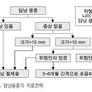 담낭용종(Gallbladder polyp)의 수술 적응증을 요약하면? 이미지