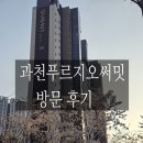 관악산지구대 | [과천아파트] 과천푸르지오써밋 방문 후기