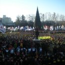 10만 촛불, '멈춰라 민영화, 힘내라 민주주의'민주노총 이미지