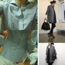 chloe wool coat(스모키앨리스)/흰패딩/스트라이프셔츠/olive des olive코트 이미지