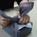 보자기 선물 포장법 이미지