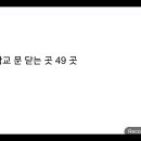 금년 초등학교 문닫는곳 49 곳 이미지