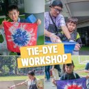 Reception and PYP 1 students at the tie-dye workshop 이미지