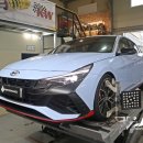 연산로R | 아반테N 신차출고 얼라이먼트 하체정렬상태 점검, 핸들 0점 조정 [ 광주 JS퍼포먼스 ]