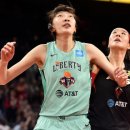 WNBA 박지수, 4경기 만에 출전…1점 · 2스틸 · 1블록슛 기록 이미지