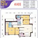 강남-151 | 『청담 르엘 아파트 평면도』 59, 84, 97, 111, 136, 151, 172, 200, 218 모든 타입 살펴보기