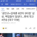 &#39;공민규+김태훈 6안타 5타점&#39; 삼성, 백업들이 일냈다...OO 꺾고 4연승 [대구 리뷰] 이미지