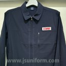 J2001 | 봄 여름 오피스 지벤 근무복 스판덱스 신축성 경량 얇은 상의 ZB-J2001