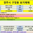 [경주토지매매] 경주시 구정동 토지매매 이미지