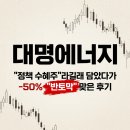 "신재생에너지 정책 수혜주"라길래 담았다가 -50% 맞은 솔직 후기