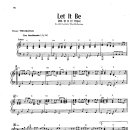 Piano - Beatles / Let it be 악보 이미지