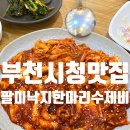 낙지한마리수제비 | 부천 중동 낙지덮밥 수제비 맛집 팔미낙지한마리수제비 후기