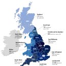 영국 인구 밀도 지도 이미지