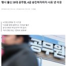 행시 출신 30대 공무원, 4급 승진하자마자 사표 이미지