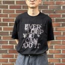 레터링 검정 반팔 티셔츠 추천 에버루프 유캔두잇 반팔티
