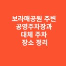 여문공원 공영주차장 주변 | 보라매공원 주변 공영주차장과 대체 주차 장소 정리