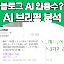 스마트현 | 네이버 블로그 AI 브리핑 인용수 완벽 정리! 수익형 블로그의 새로운 패러다임 (내 수치 분석)