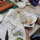 화사한 프랑스 자수 이미지