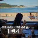 카페오션뷰 | 부산 다대포 카페 뱅가 조용한 오션뷰 루프탑 아이랑 후기