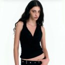 디자인TANK | 2000아카이브스 DRAPED HENLEY TANK (BLACK) 후기 ♡ ( + 에블데님 )