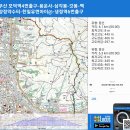 부산 모덕역4번출구-용운사-삼각봉-갓봉-백양정약수터-한일유엔아이@-냉정역6번출구 gpx [참고용] 이미지