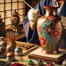 칠보공예 장신구 제작 이미지