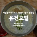 유건모밀 | [유건모밀] 송정역 근처 모밀 만두 전문점 내돈내산 솔직후기 콩국수 개시