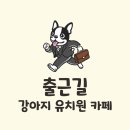 출근길 강아지 유치원 이미지