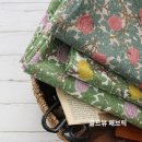 D00596 | 원단마트 린넨원단 바이오워싱 린넨 넝쿨장미 3컬러