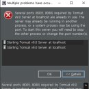 톰캣 오류 several ports (8005, 9090) required by tomcat v9.0 server at localhos 이미지