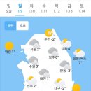 오늘의 날씨(1월 9일 월요일)입영 22일차 이미지