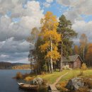 강변에서 이미지