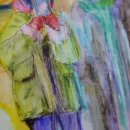 300060 | 모나미 Pluspen 3000 60색 세트 리뷰와 수채화로 연말 카드 그림 그리기