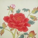 민화모란도 이미지