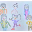 색연필 그림 이미지