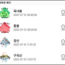범어시민체육공원 계단 옆(MBC방향좌측) | 대천공원～옥녀봉～중봉～구.장산(정상)～장산정상～구곡산～대천공원