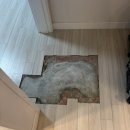 한솔마을.LG아파트 | [늘솜마루 마루보수] 분당 정자동 한솔마을 2단지 LG아파트 배관공사 후 마루보수