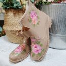 아크릴페인팅 쉐비로즈 | 쉐비로즈레인부츠