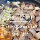 [경북 상주 맛집] 산수화 펜션 근처 문경약돌돼지 삼겹살이 맛있는 예향 후기