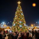 2025년 크리스마스 교회 트리 - 부산 크리스마스 빌리지 AI 제작 이미지