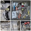 더뉴카니발 타업체에서 고압펌프쇳가루 작업중 인젝터볼트2개부러져 대성으로견인입고후 완벽수리해드렸습니다 이미지