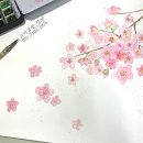 수채 일러스트 이미지