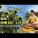 가을 바람에 실려오는 청아한 국악 연주곡 / Korean Traditional Instrumental Music (Gayageum &amp; 이미지