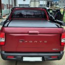 무쏘(렉스턴)스포츠 4단폴딩커버 &amp; 롤바(골든아이)공구함 이미지