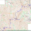 법화리 마을입구 | 팔음지맥3구간(샘티재-천관산-밤재-천봉-▲340.6m-부상고개)산행