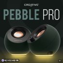크리에이티브 | PC 스피커 추천 데스크테리어 블루투스 RGB 크리에이티브 PEBBLE PRO WHITE 후기