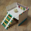 송창준 | 아이스크림 막대와 비즈로 꾸미는 햄스터 놀이방