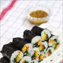 [꼬마김밥] 광장시장 마약김밥 비슷한 꼬마김밥과 겨자소스~ 이미지